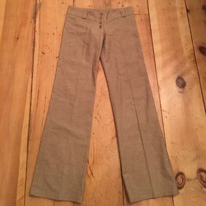 Samantha Treacy Camel Melange Wool Trousers